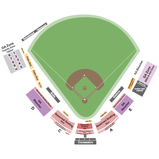 Spitz Stadium seating chart