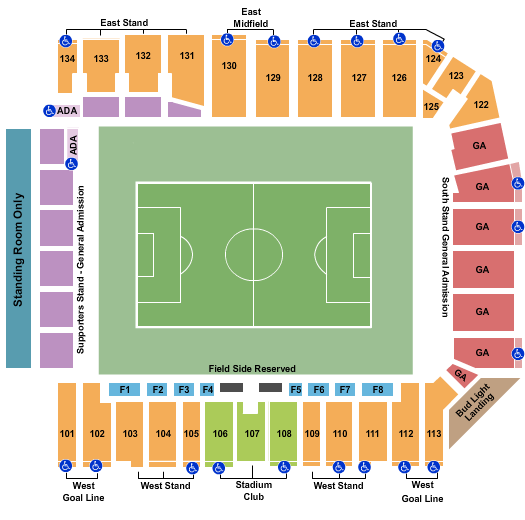 Sporting Park seating chart
