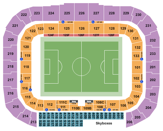 Sports Illustrated Stadium seating chart