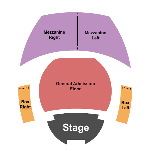 Stable Hall seating chart