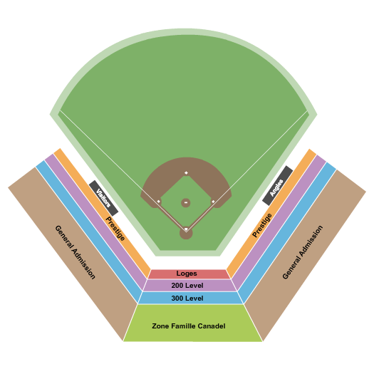 Stade Quillorama seating chart