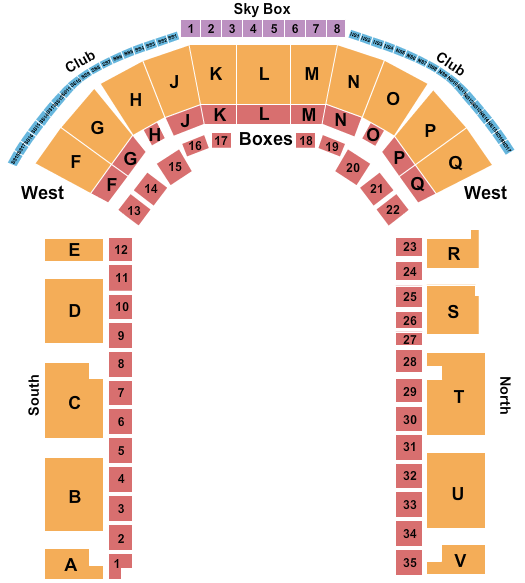 Stampede Arena - Greeley seating chart