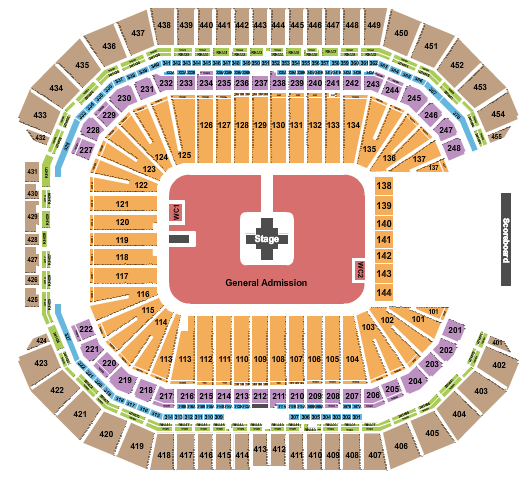 State Farm Stadium seating chart