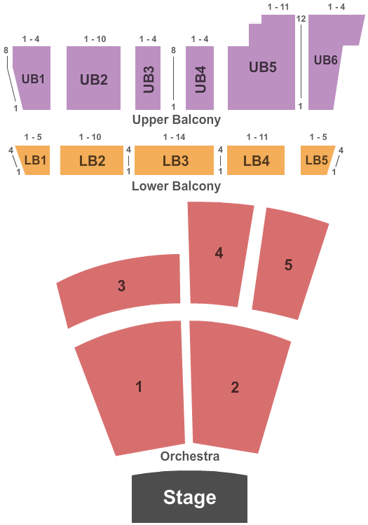 State Theatre - ME seating chart