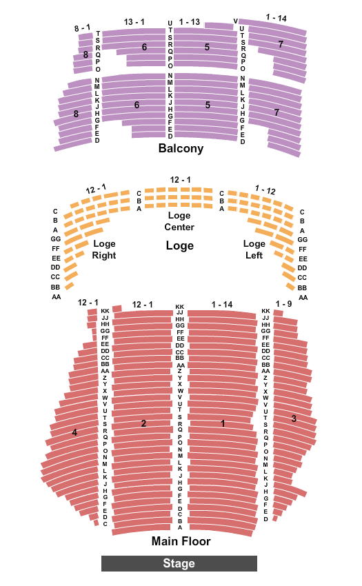 State Theatre - MN seating chart