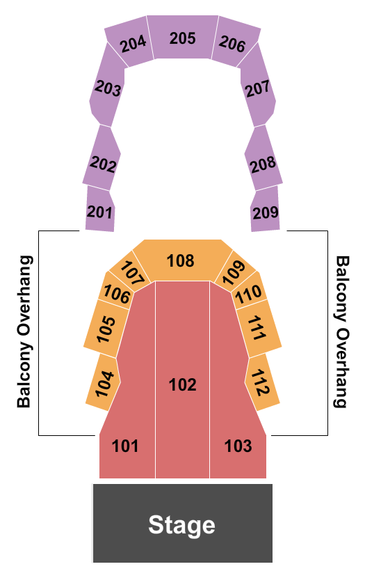 Steelhouse Omaha seating chart