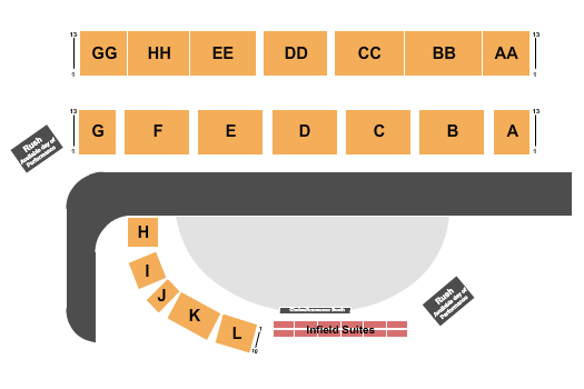Strathmore Stampede Grounds seating chart