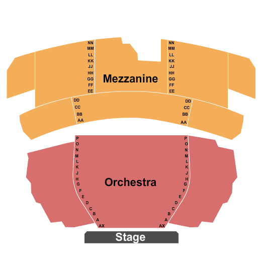Studio 54 - NY seating chart