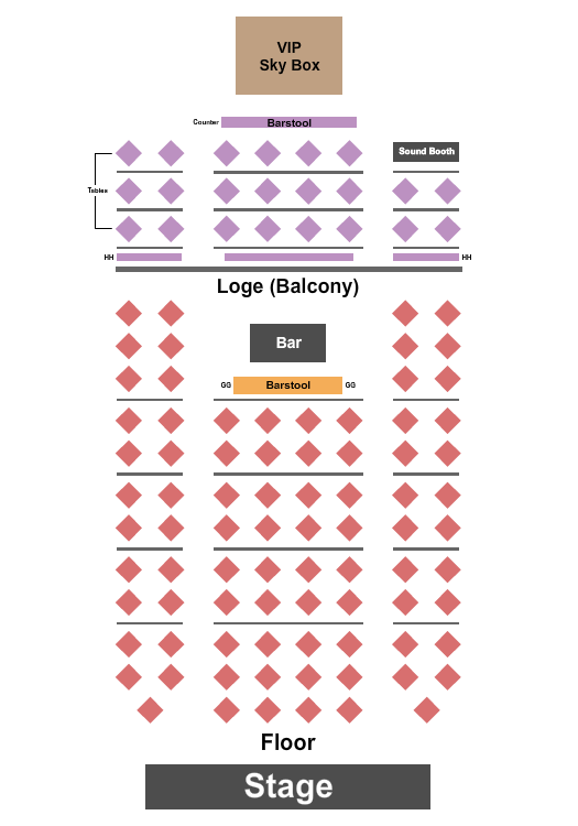 Suffolk Theater seating chart