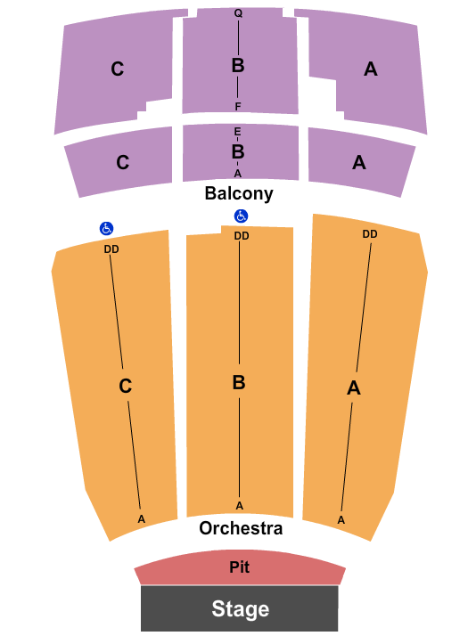 Symphony Hall At DECC seating chart