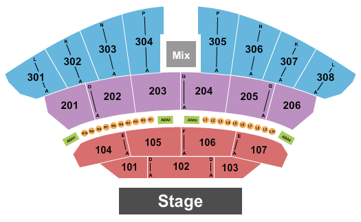 The Astro Amphitheater seating chart