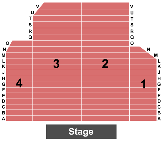 The Bruce Guthro Theatre At Casino Nova Scotia seating chart