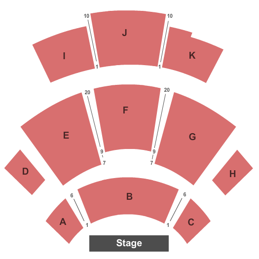 The Carolina Opry Theater seating chart