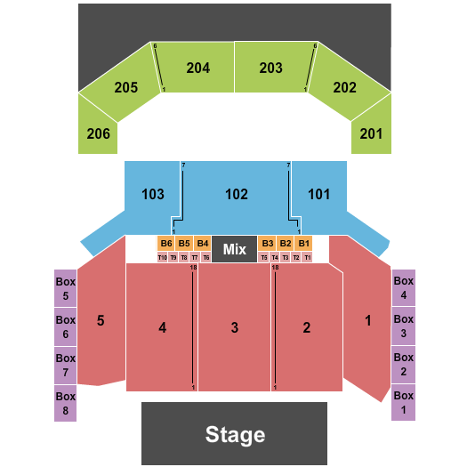 The Chelsea - The Cosmopolitan of Las Vegas seating chart