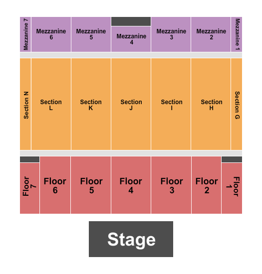 The Colosseum At Caesars Windsor seating chart