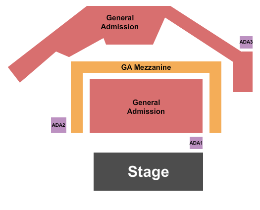 The Eastern - GA seating chart