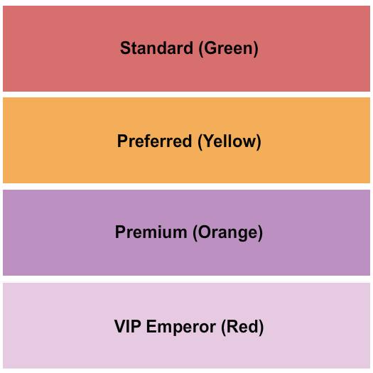 The Empire Strips Back at Rio Las Vegas seating chart