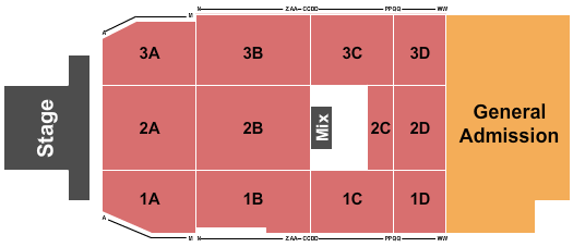 The Exhibition Hall at French Lick Springs Resort & Casino seating chart