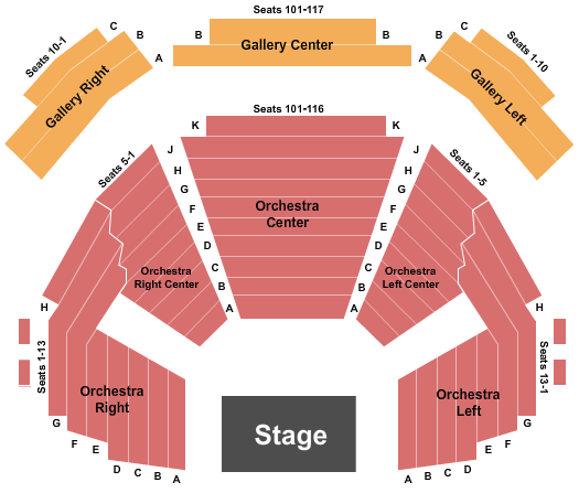 The Falls Theatre At ACT seating chart