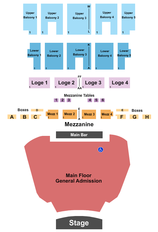 The Fillmore - Detroit seating chart