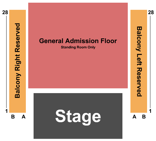 The Fillmore Silver Spring seating chart