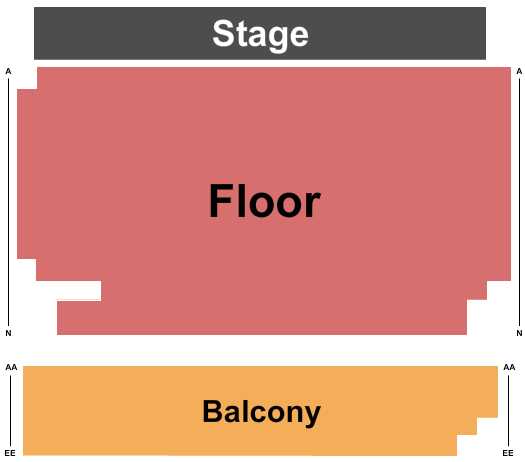 The Hafen Theatre at Tuacahn seating chart