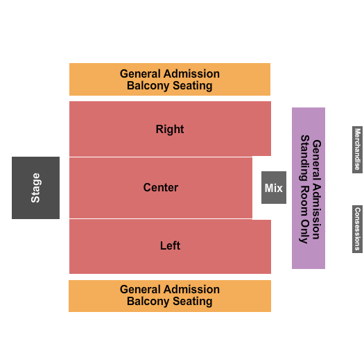 The Hall at Spartanburg Memorial Auditorium seating chart