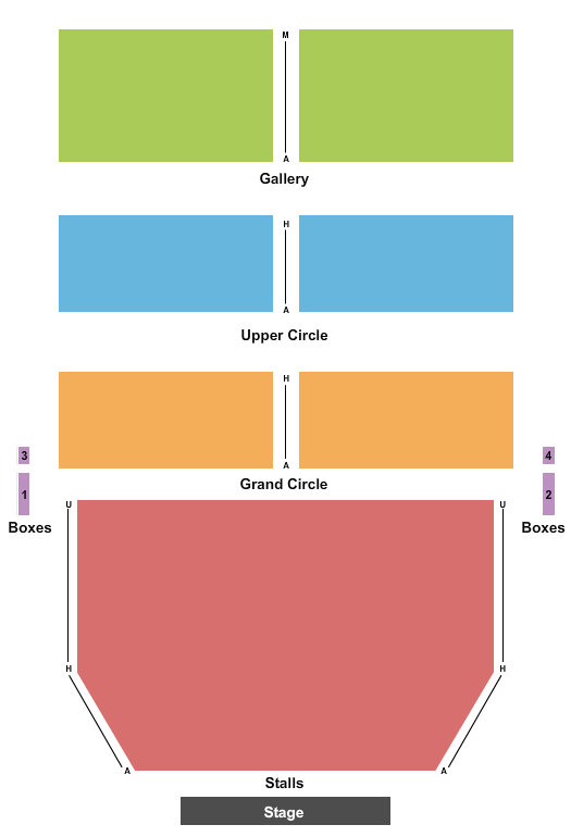 The Kings Theatre - Glasgow seating chart