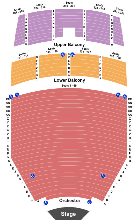 The Linda Ronstadt Music Hall At Tucson Convention Center seating chart