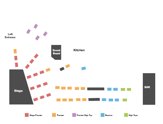 The Loft At City Winery - New York City seating chart