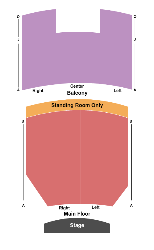 The Neptune Theatre seating chart