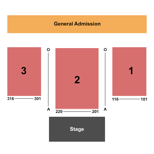 The Pines Theater at Look Park seating chart