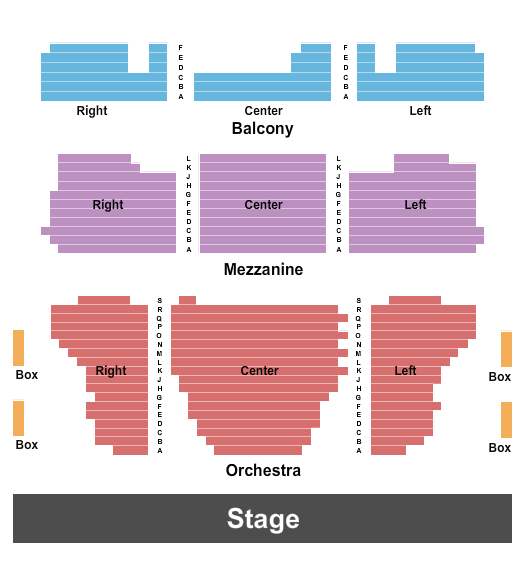 The Playhouse on Rodney Square seating chart