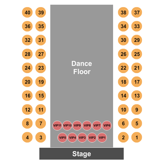 The Post OG seating chart