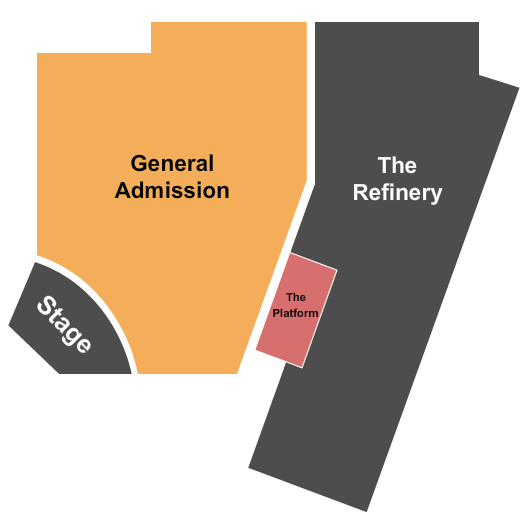 The Refinery - SC seating chart