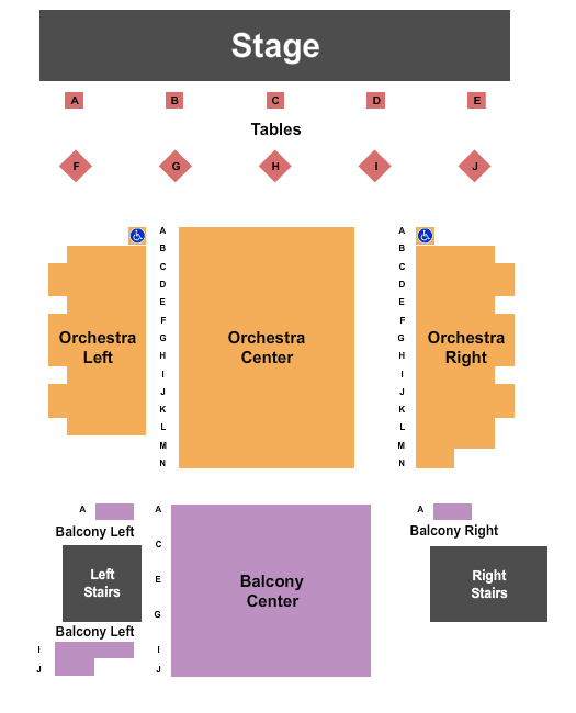 The Reidsville Showcase Theater - NC seating chart
