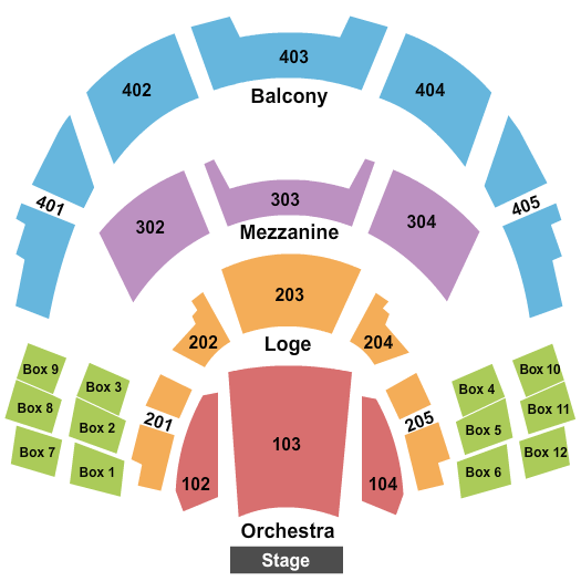 The Show - Agua Caliente Casino seating chart