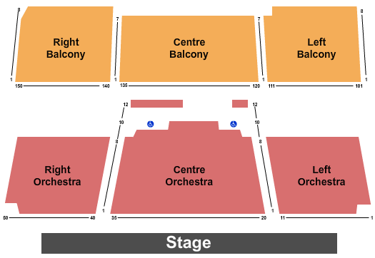 The Stanley Industrial Alliance Stage seating chart
