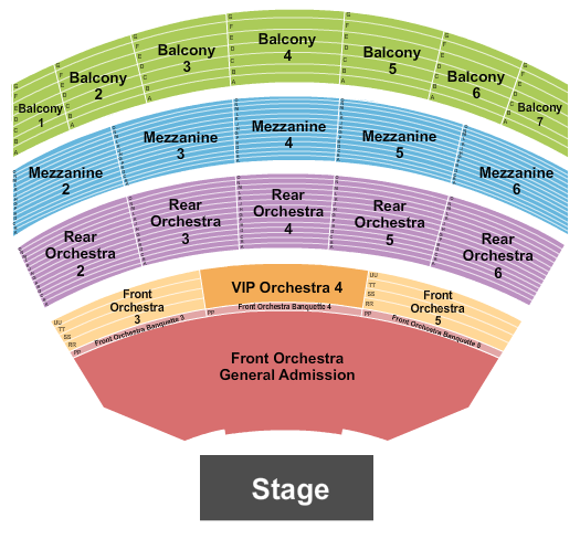 The Theatre at Resorts World Las Vegas seating chart