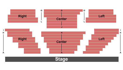 The Topfer Theatre at Zachary Scott Theatre Center seating chart