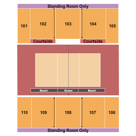 The Venue At UCF seating chart