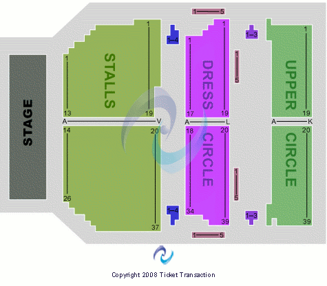 The Victoria Palace Theatre seating chart