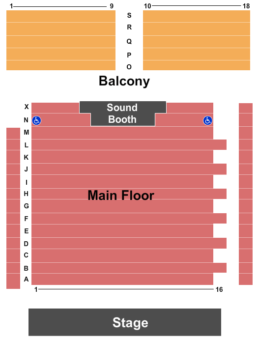 Theatre Of The Republic seating chart