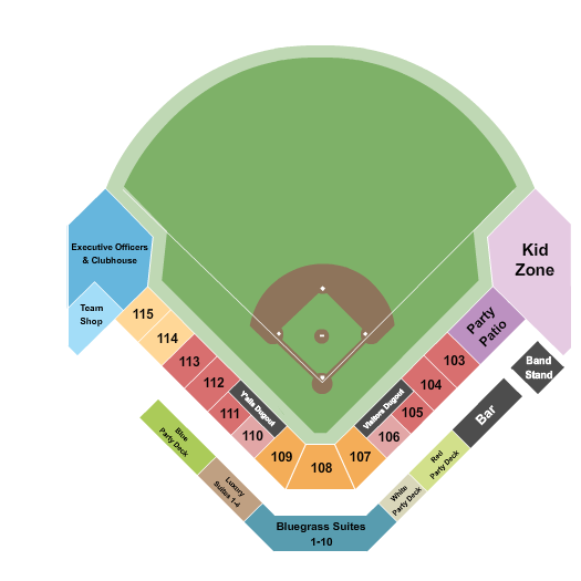 Thomas More Stadium seating chart