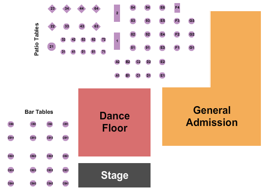 Thornton Winery seating chart