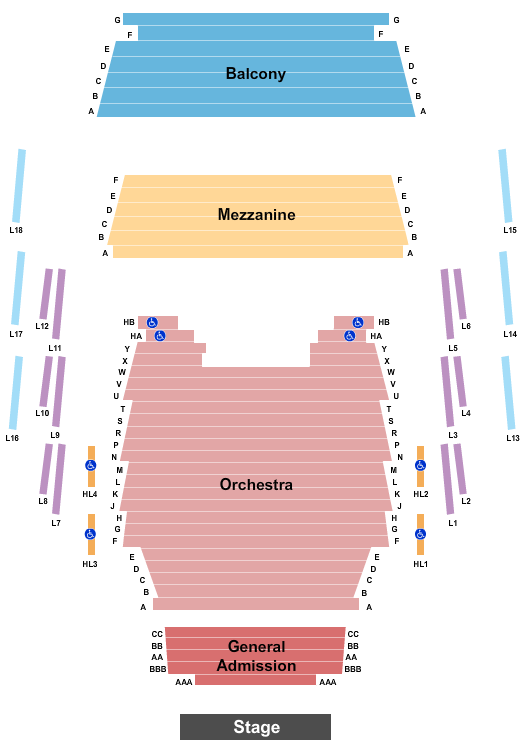 Thunder Bay Community Auditorium seating chart