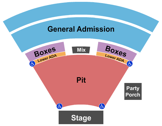 Ting Pavilion seating chart