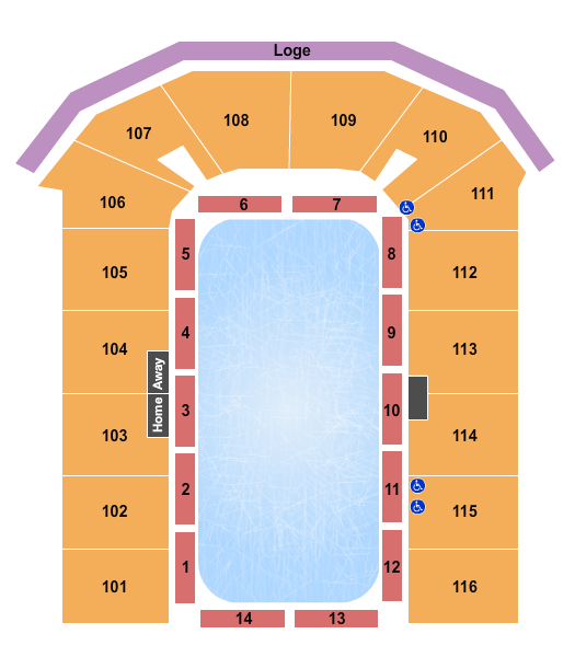 Town Toyota Center seating chart