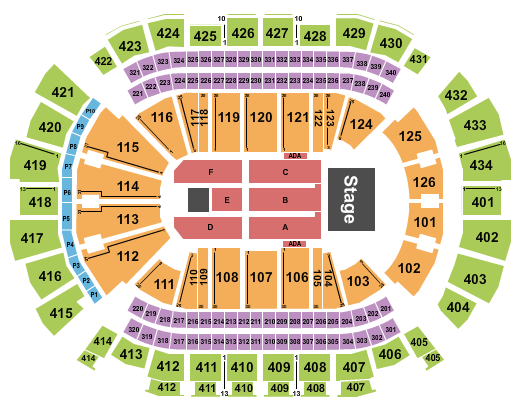 Toyota Center - TX seating chart