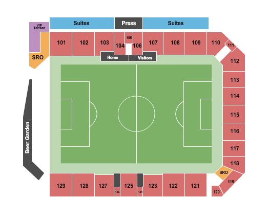 Toyota Field - TX seating chart